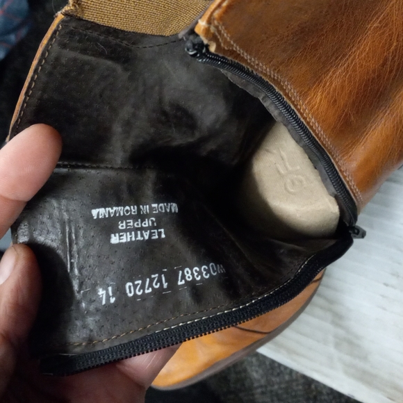 Kenneth Cole REACTION sz 14 zip up boots - Picture 7 of 17